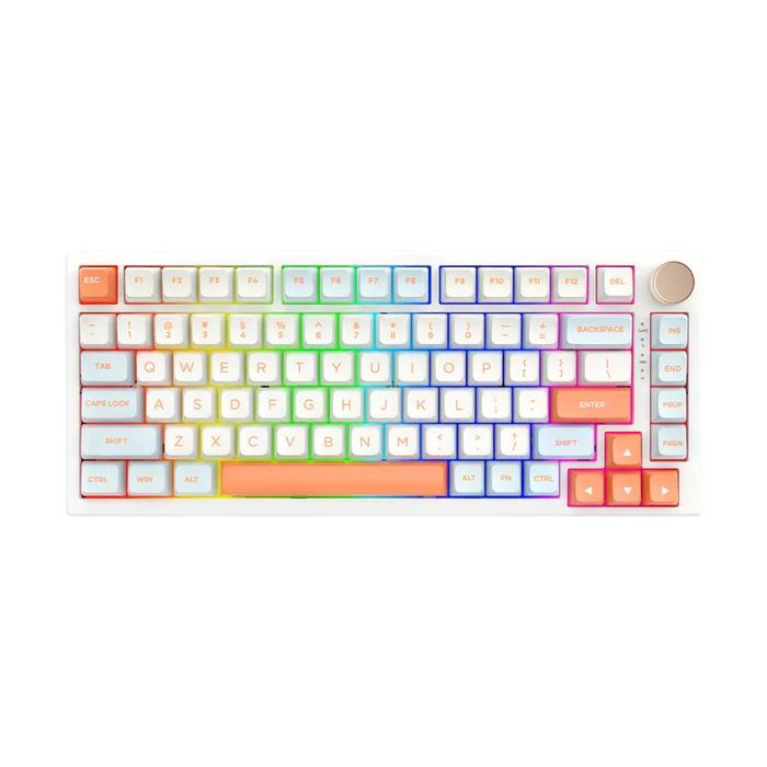 Vgn N75 N-75 Pro Hotswap Gasket Wireless Rgb 75% Mechanical Keyboard
