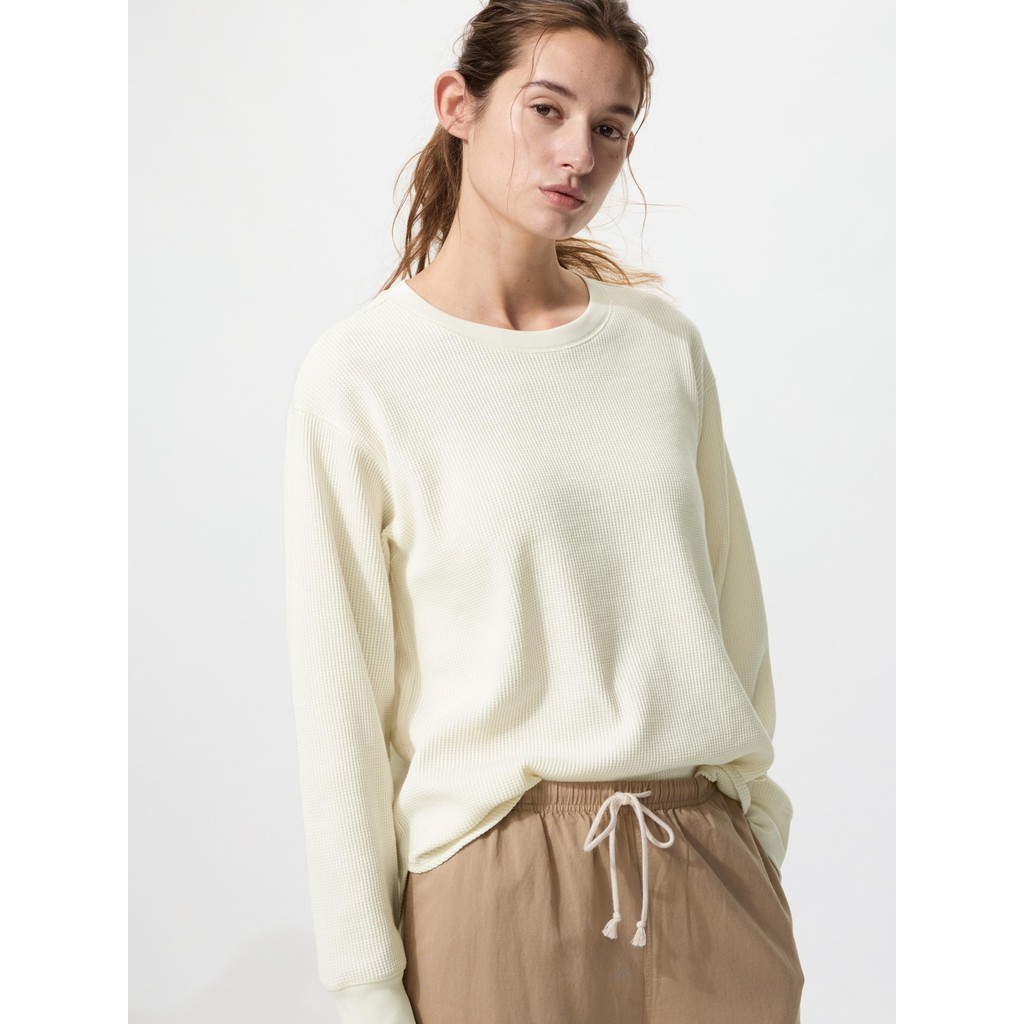 Uniqlo T-Shirt Waffle Lengan Panjang