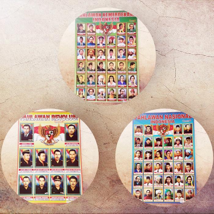 Poster Edukasi Pahlawan Indonesia