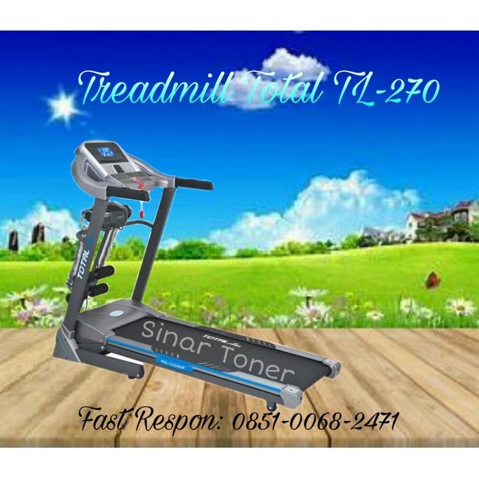 Treadmill Elektrik Total TL 270 Health Gym Auto Incline TL-270