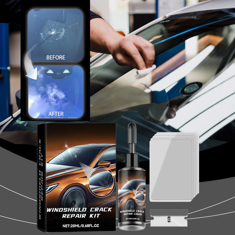 Windshield Crack Repair Fluid Windscreen Scratch Crack Restore Fluid Glass Scratch Repair Tool Crack