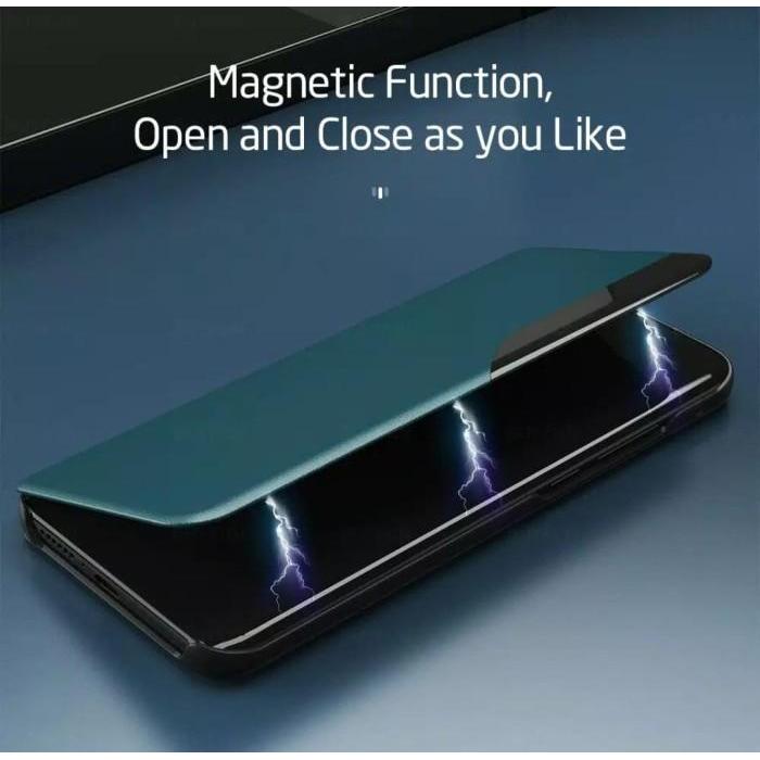 CASE UNTUK VIVO X60 X60 PRO FLIP SMART VIEW COVER SARUNG DOMPET CASING SOFT CASE