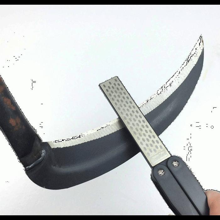 Cod Alat Batu Gerinda Asahan Asah Pengasah Pisau Gunting Dapur Cukur Stainless Baja Tajam Halus