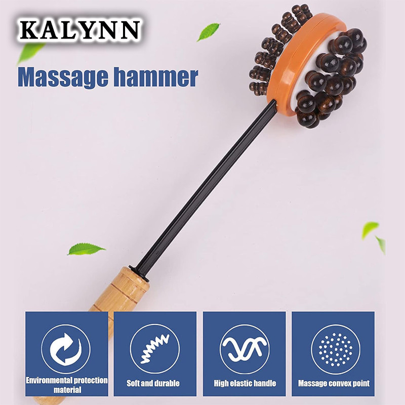 Handheld Massage Hammer Meridians Back Knock Massage Hammer Back Massage Leg Relaxing Massager