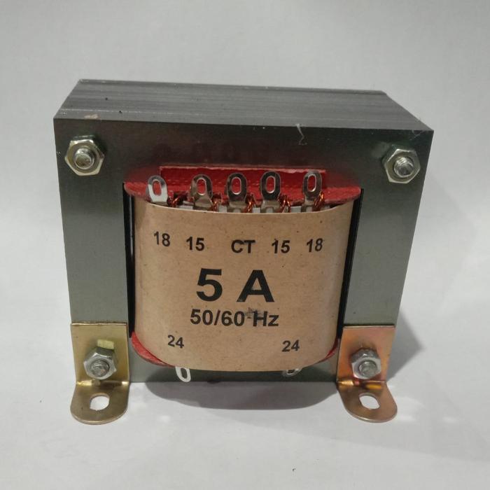 TRAFO 5A 5 amper CT 24V , 0-12V