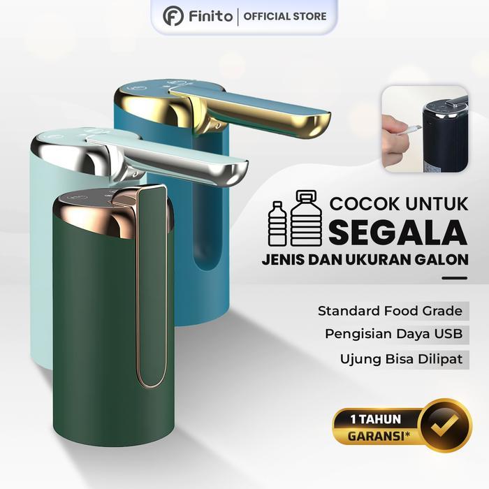 Pompa Galon Finito Charge Usb Tidak Bisa Panas Dingin Dispenser Air Minum Praktis Semua Galon Air