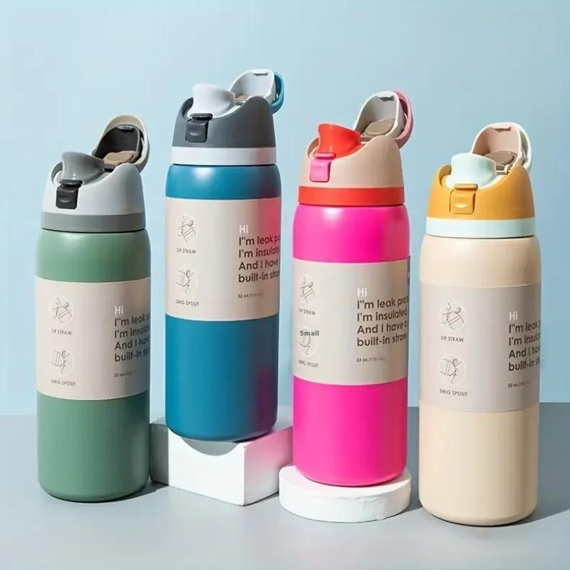 Flasks & Thermoses Water Drinkware Thermo Tumbler Stainless Steel Thermal Mug Original Cold Hot