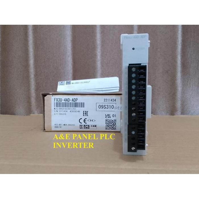 FX3U-4AD-ADP PLC Mitsubishi FX3U4ADADP FX3U 4AD ADP Analog Input Module