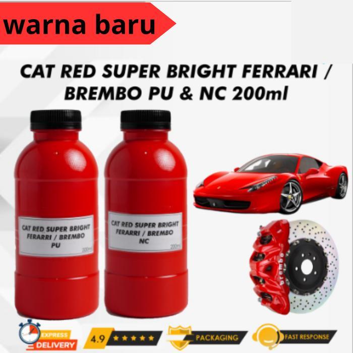 Cat Red Super Bright Ferrari Brembo PU NC 100ml 200ml
