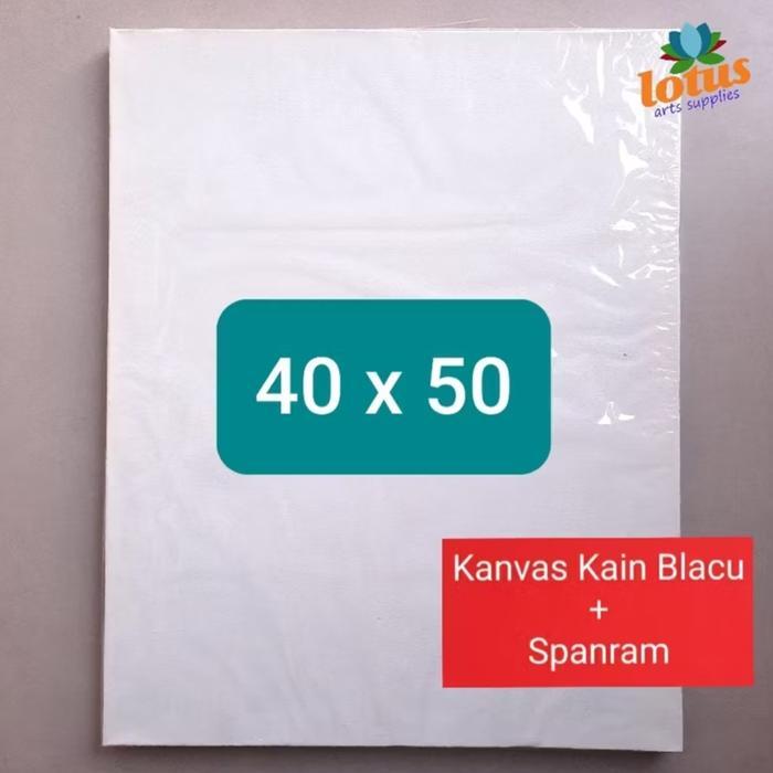 Lotus Kanvas Lukis Spanram 40x50