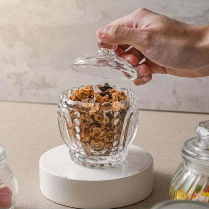 Toples Kaca Kue Kering Unik Lebaran Idul Fitri Ramadhan Tempat Permen