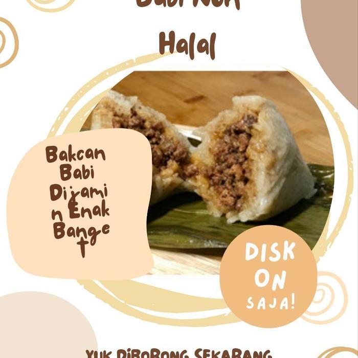 Bakcang Babi Non Halal Paling Enak LEZAT LEMBUT FRESH GURIH Food Frozen Nasi Ketan Rempah Harum
