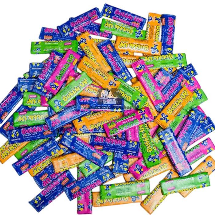 "New" PUSAN BUBBLE UP PERMEN KARET ISI 80pcs