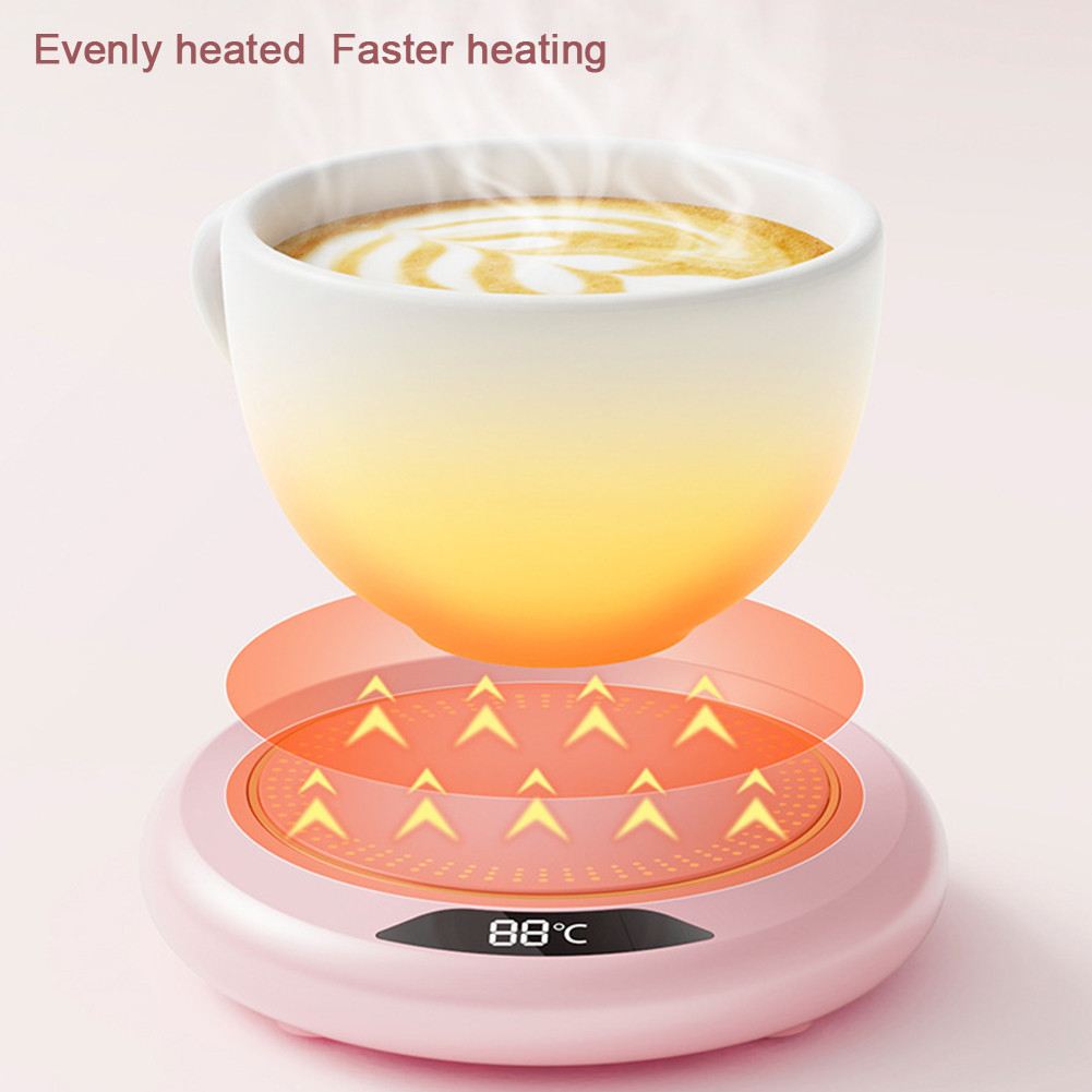 Electric Coffee Warmer USB Plug Coffee Mug Warmer 3 Temperature Setting Portable Cup Warmer for