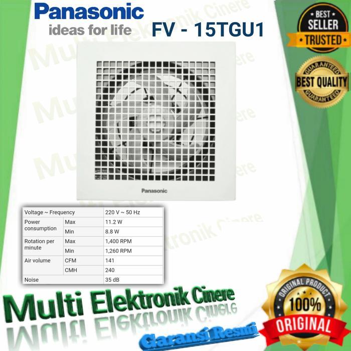 Panasonic Exhaust Fan Plafon Ceiling Panasonic Fv15Tgu