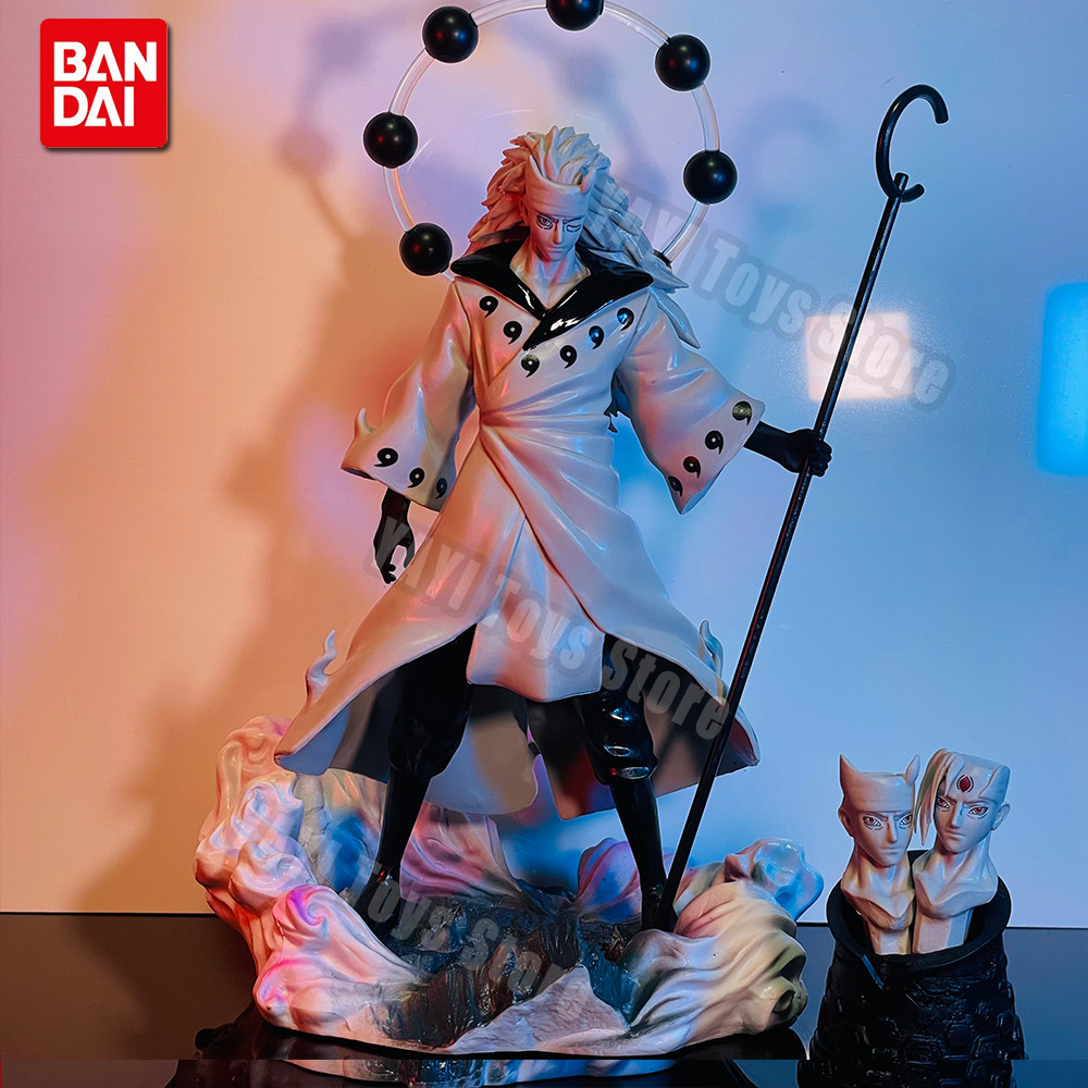 Hot Naruto Shippuden GK Anime Figure Six Paths Model Uchiha Madara Action Figure 28cm PVC Statue