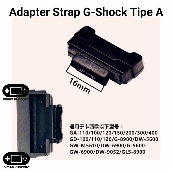 Adapter Strap G-Shock Tipe A Tali Jam Zulu Conector Gshock G Shock