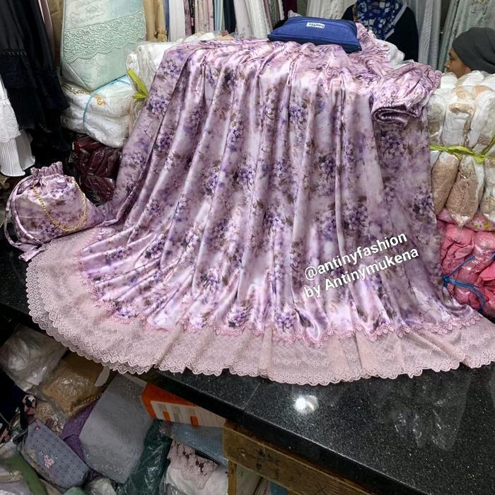 MUKENA SAKURA SILK PREMIUM/ MUKENA SILK BUNGA/ MUKENA CANTIK/ MUKENA DEWASA /MUKENA PREMIUM