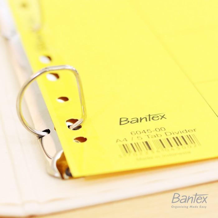 Bantex Cardboard Divider Indexes / Pembatas Binder / Penyekat Ordner