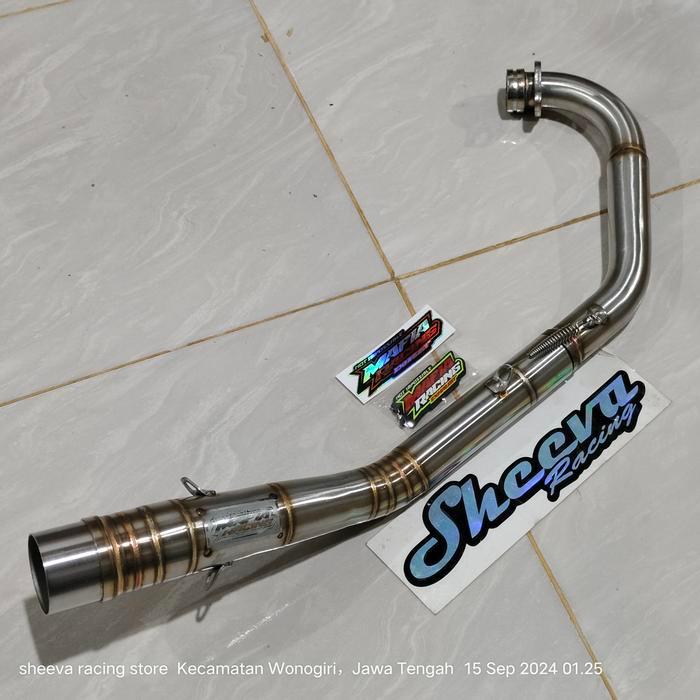 Header Knalpot Mafia Racing Pipa Jupiter Mx 135 Old New Roadrace Underbone Balap