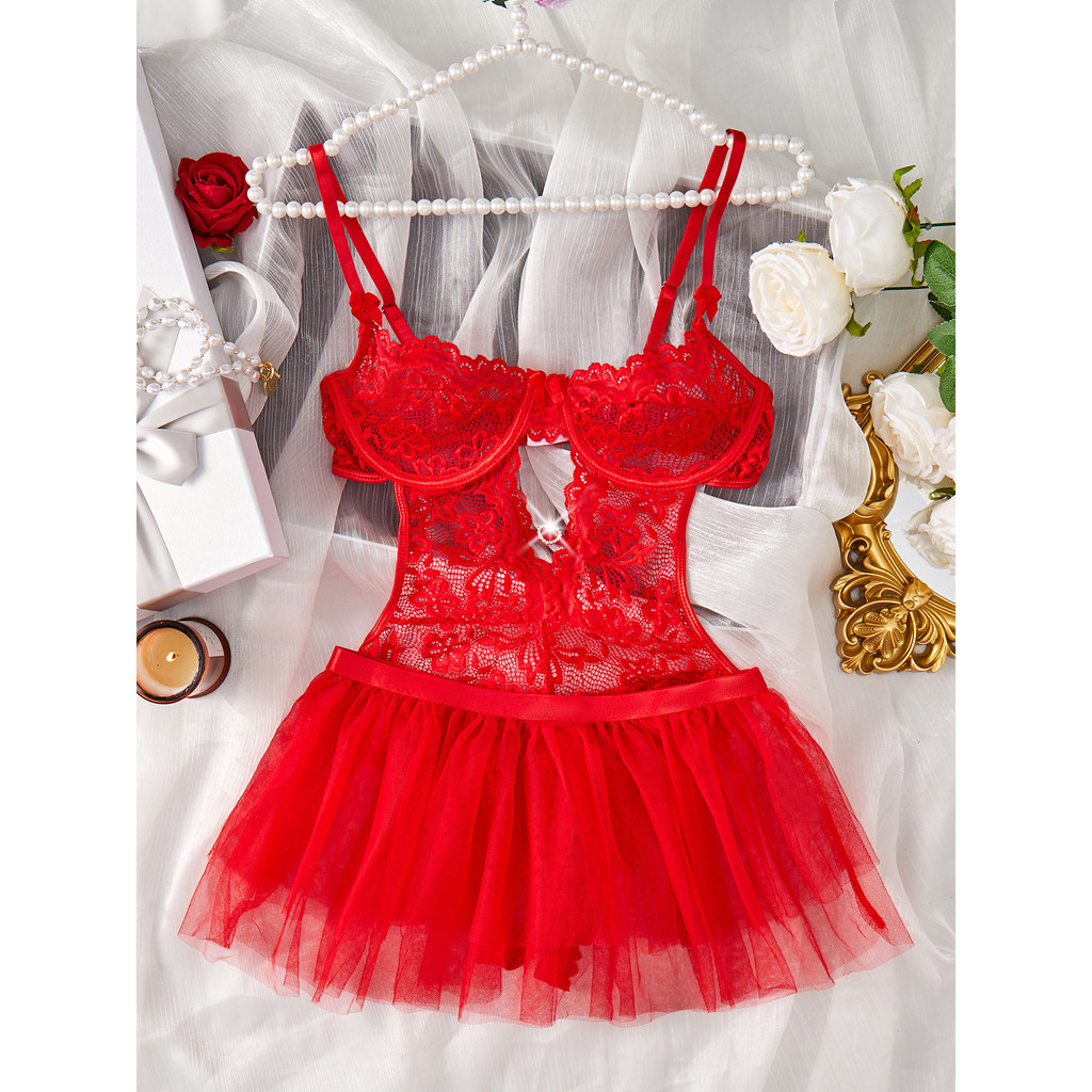 Lace Lingerie Transparent Hot Porno Lace Erotic Underwear Bra Set And Garter Lingerie Hot Erotic