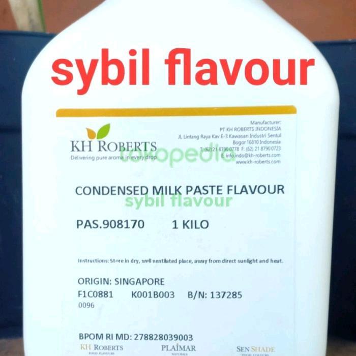 Perisa Condensed Milk Paste Flavour Kh Roberts 1 Kg Original