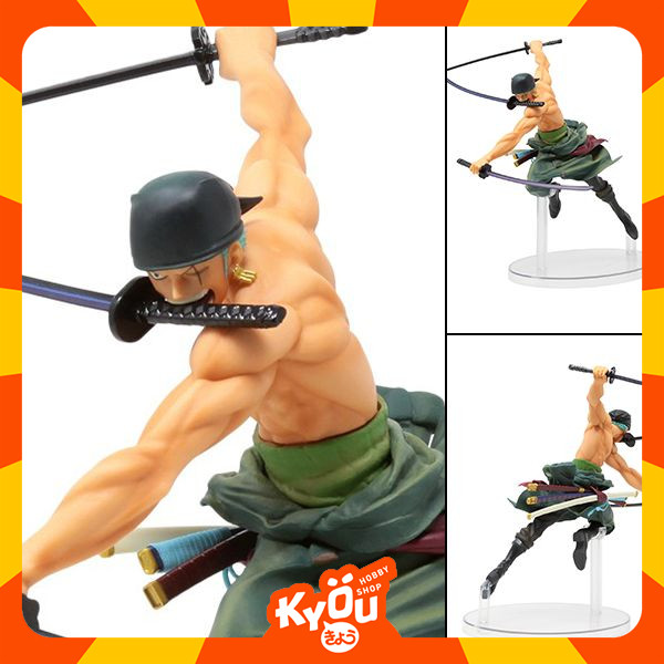 Ichiban Kuji Figure Roronoa Zoro Battle - One Piece -Ha no Yakudou- B Prize (18cm)