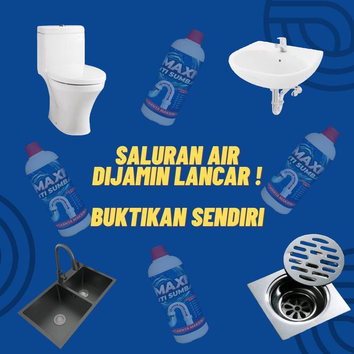 Cairan Anti Mampet - Pembersih Pipa Mampet - Pembersih Saluran Wc
