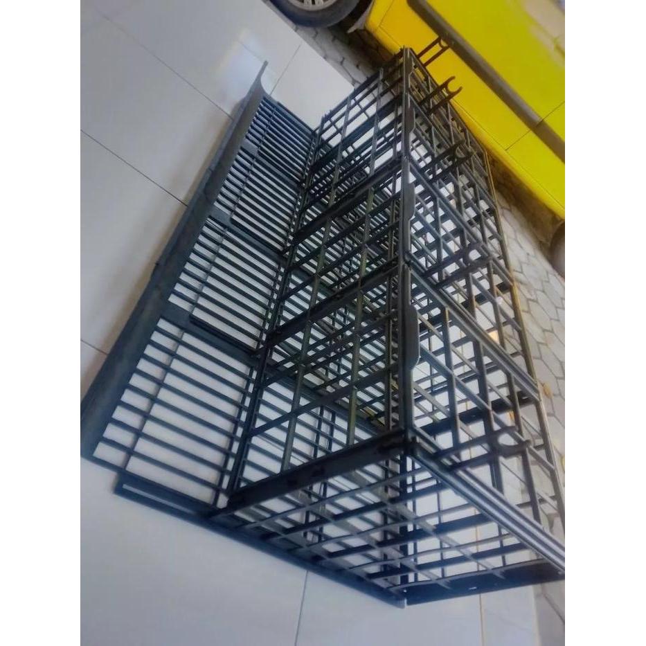 Kandang ayam petelur plastik tebal 4 pintu