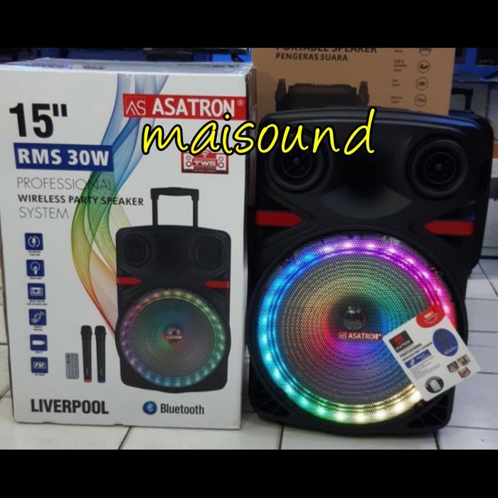 SPEAKER ASATRON LIVERPOOL 15 INCH PORTABLE MEETING ASATRON 15INCH MIC