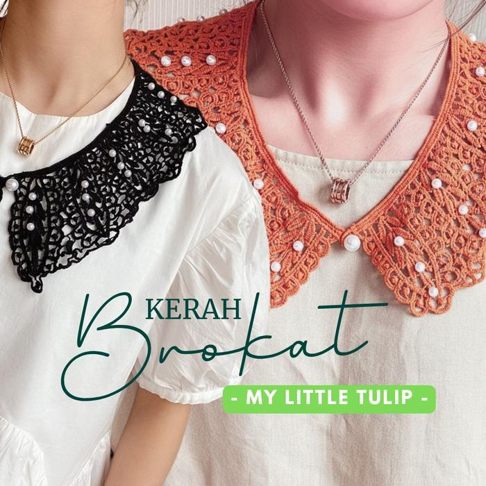 Kerah Baju Wanita Instant / Kerah Palsu Baju / Fashion Korean Fake Collar / Aksesoris Atasan Blouse