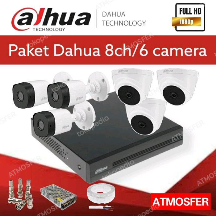 Paket Cctv Dahua 6Ch Full Hd Cctv 2Mp Dahua Original Lengkap