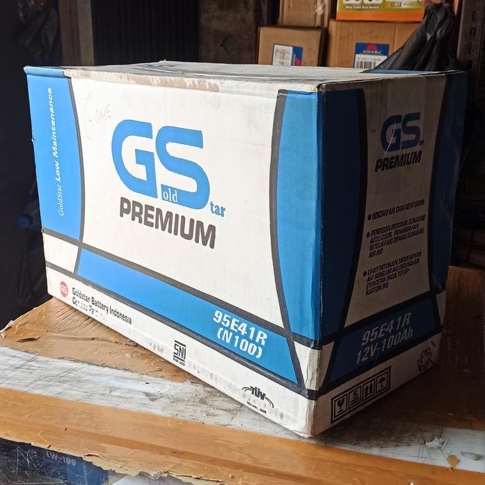 Aki Accu Basah N100 12V 100Ah 100Amper Gs Premiera