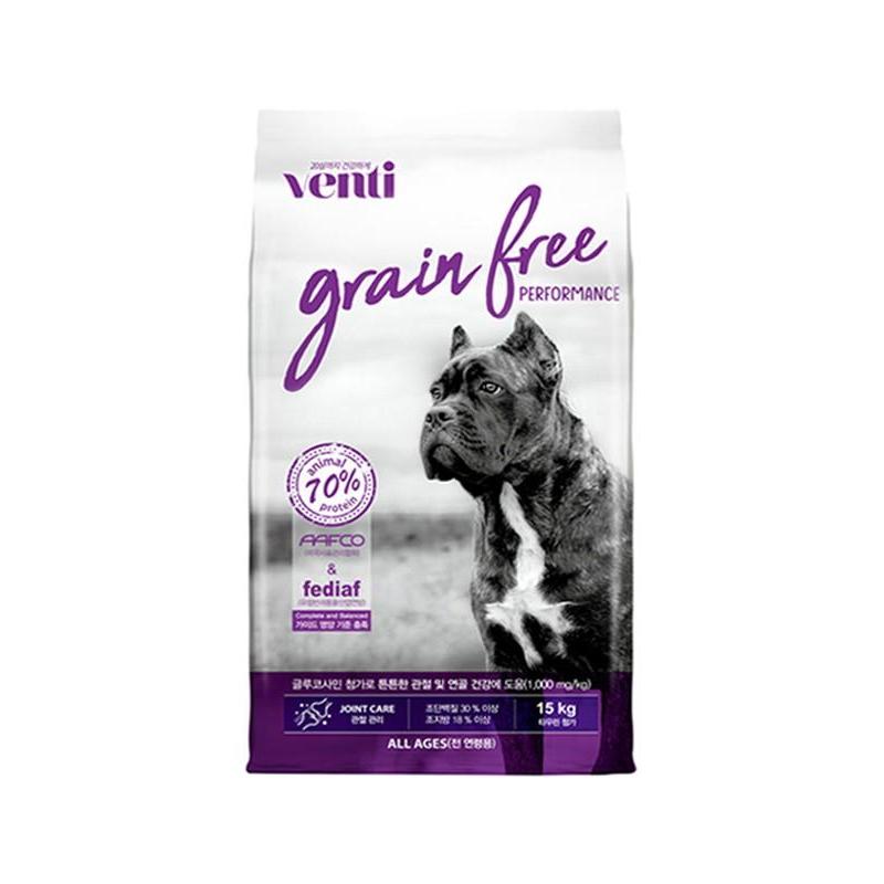Venti Grain Free Performance Dog Food 15kg