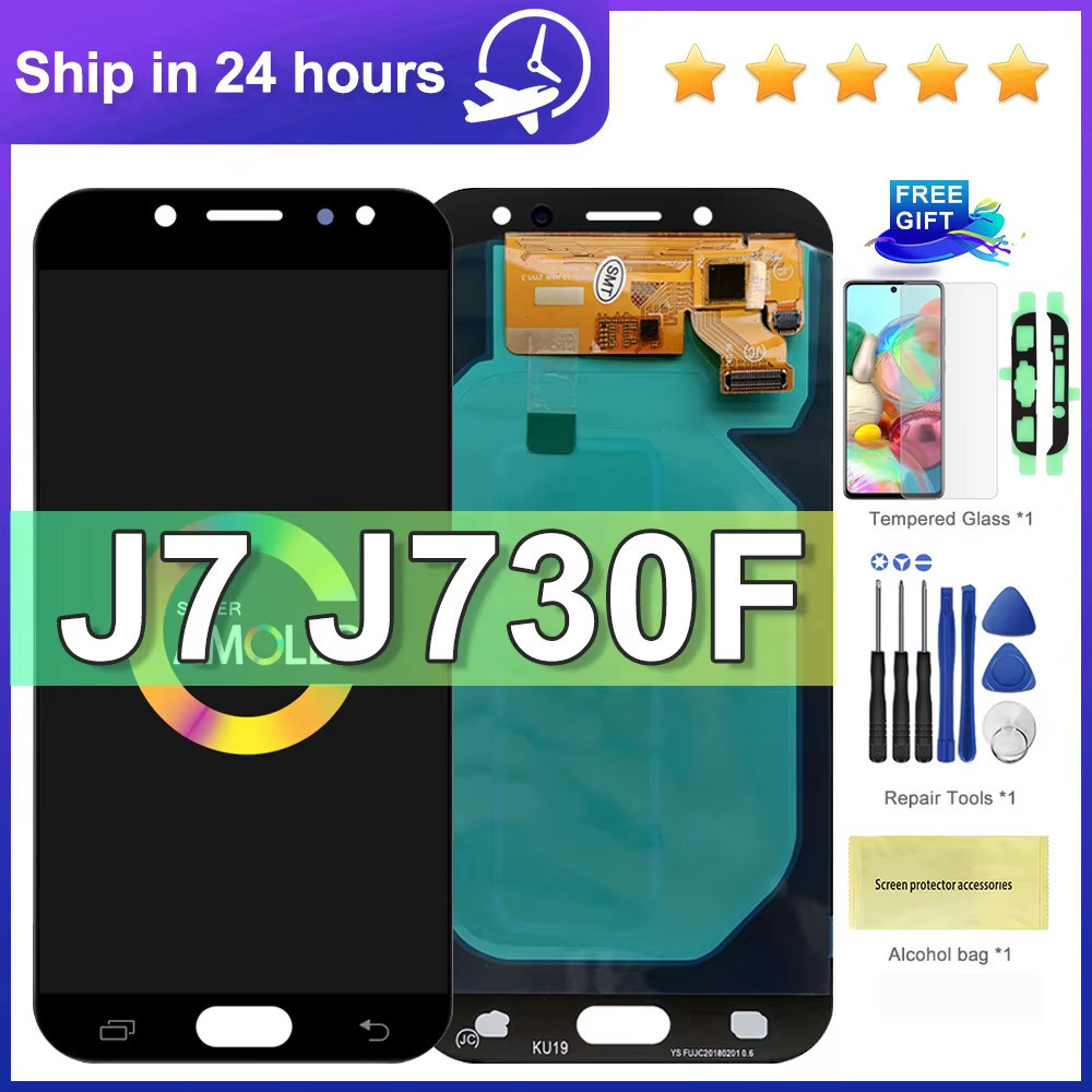 For Amoled Lcds For Samsung J7 Pro 2017 J730 J730F Lcd Display And Touch Screen Digitizer Assembly