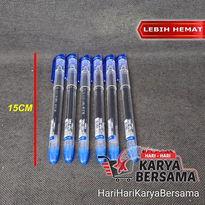 SIAPKIRIM ALAT TULIS PULPEN PENA DONG-A MY-GEL UKURAN NO.38 0.5MM PEN BLUE BIRU PER PACK ISI 6 PCS