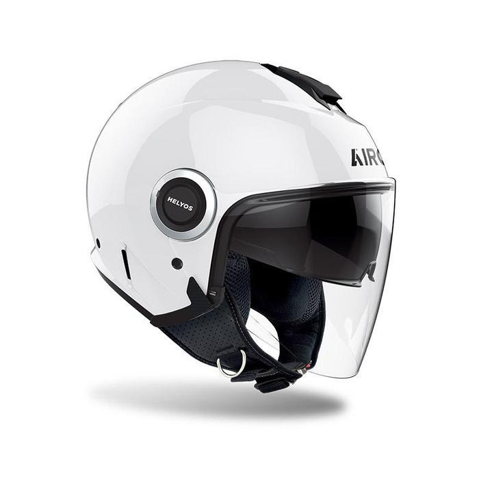 AIROH HELYOS WHITE GLOSS HALF FACE HELMET