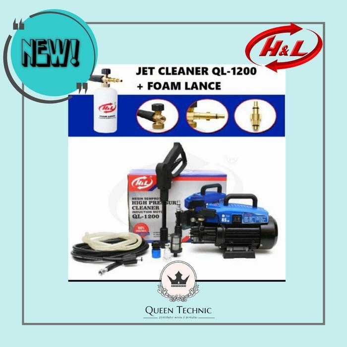 PAKET JET CLEANER HL H&L QL-1200 + FOAM LANCE HNL