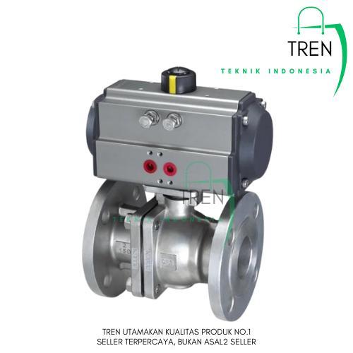 Actuator Ball Valve WCB Flange ANSI 150 Single Acting 6 Inch