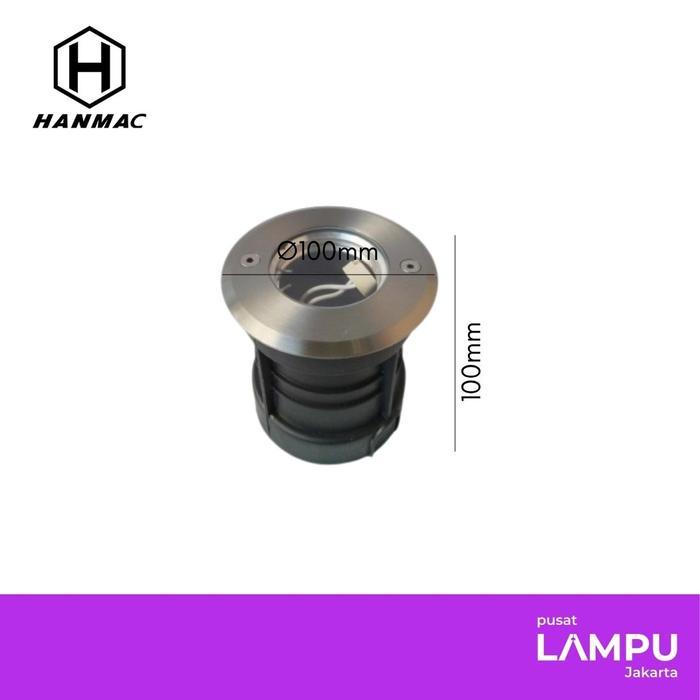 HANMAC H-704 KAP LAMPU LANTAI/KOLAM STAINLESS 316 MR16