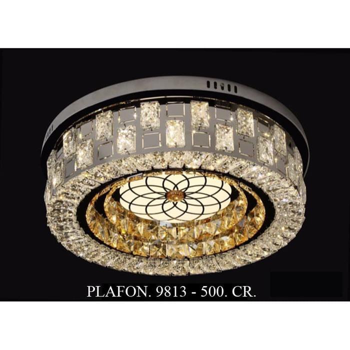 LAMPU PLAFON LED KRISTAL / LAMPU HIAS / LAMPU KRISTAL 9813-500