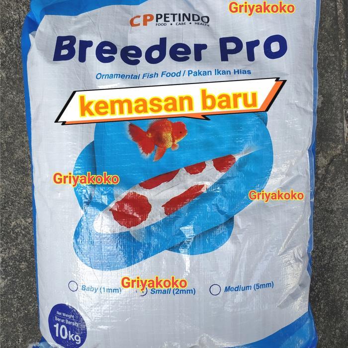 Breeder Pro pakan koi 10kg size S, M,/ pakan koi breeder pro 10 kg