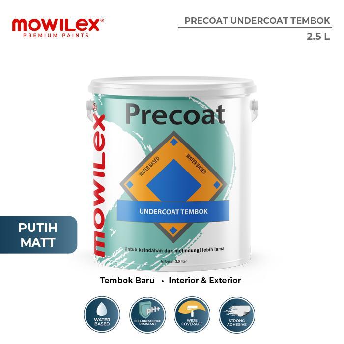 Mowilex Precoat Undercoat Uct Cat Dasar Tembok - 2.5 Ltr