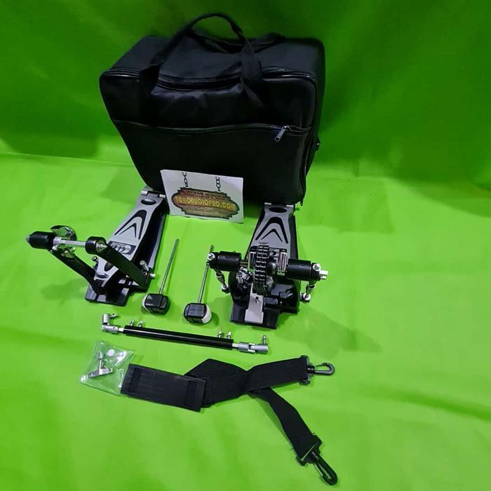 Double Pedal Drum Db Percusion Ddpd-669 Double Pedal Double Chain Co
