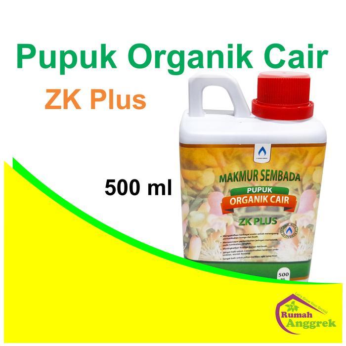 Pupuk Organik Cair ZK Plus 500 ml POC bunga tanaman hias anggrek organ