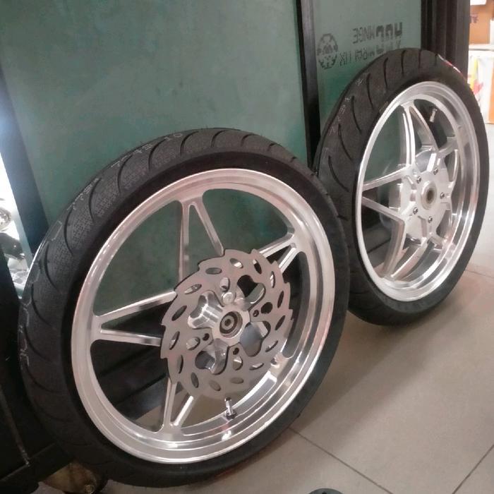 paket lengkap velg ban cakram tdr motor mio vario beat scoopy vario 125 150 ring 14 185 215 ban maxx