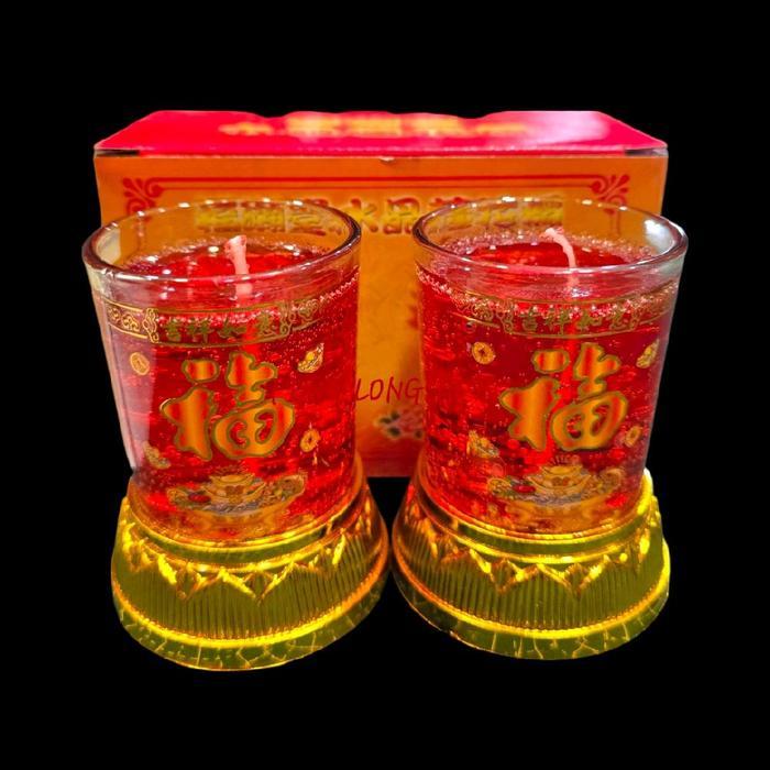 Lilin Jelly / Lilin Puja Sembahyang Jelly Ukuran 1#