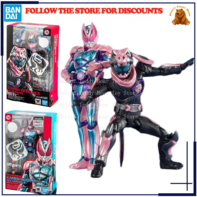 Original Genuine S.H.Figuarts Shf Kamen Rider Revi Vice Rex Genome Bandai Anime El Toys Gifts