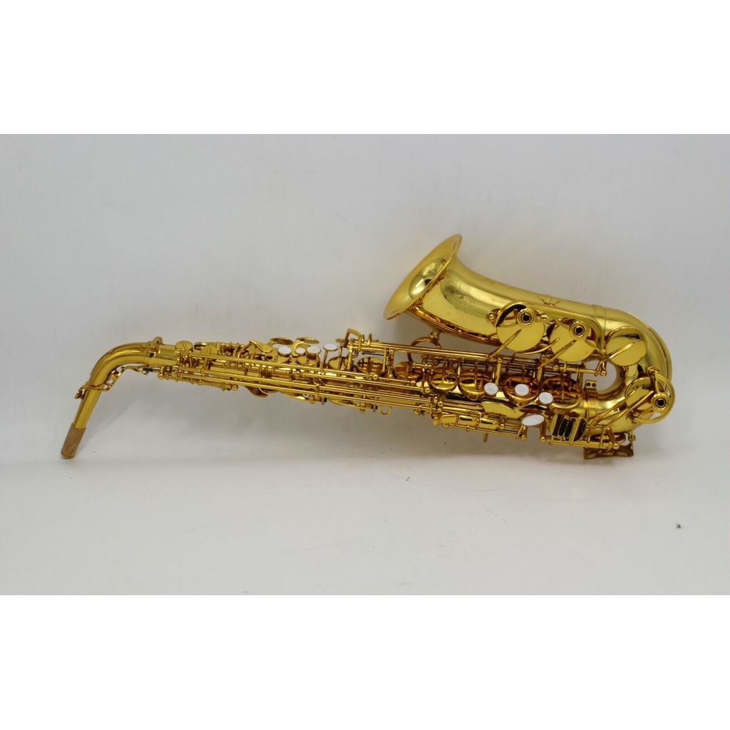 PROMO Gold lacquer Yani style alto saxophone ALTO SAX Italian pads by Eastern music