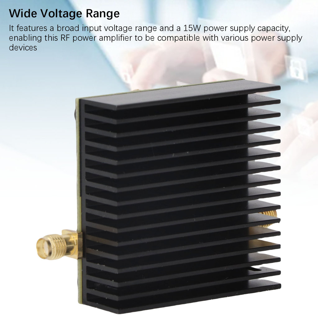 RF POWER AMPLIFIER MODULE VHF UHF RADIO FREQUENCY POWER AMPLIFIER BOARD 0.5-800MHZ 35-37DBM FM POWER